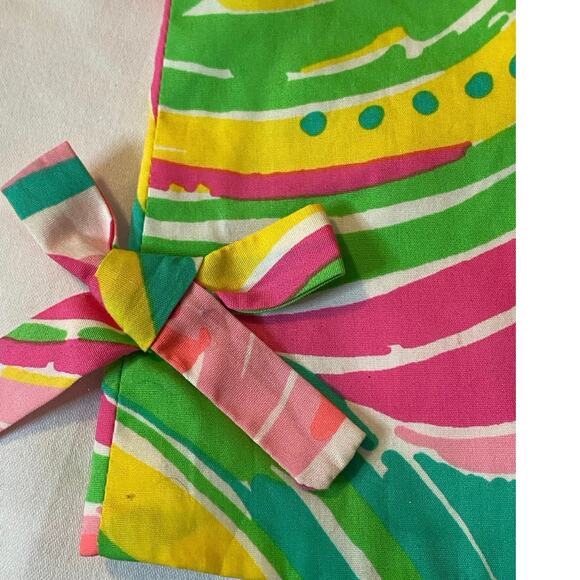 Lily Pulitzer 18/24 month baby girl Little Lily Classic Cotton dress bows Daisys - Picture 3 of 7